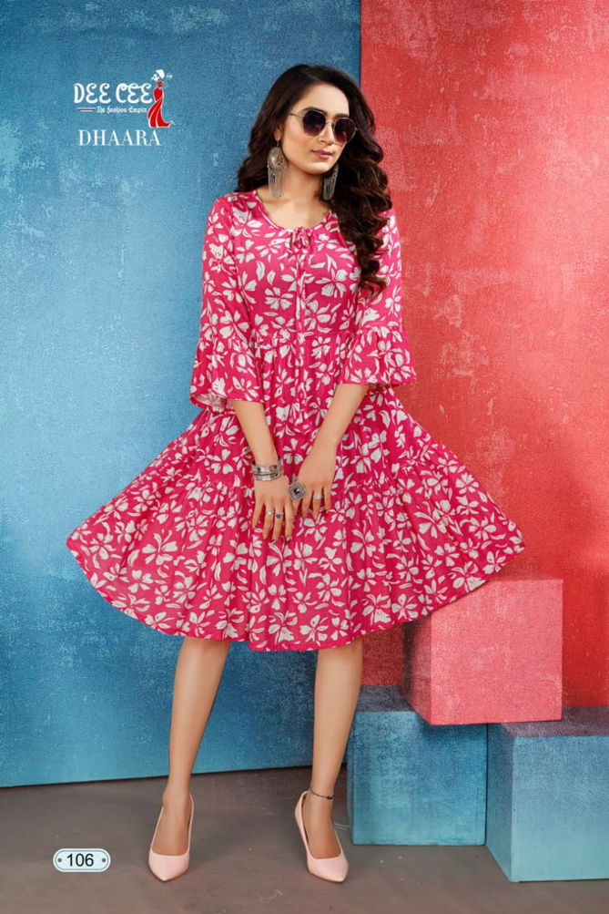 Dhaara By Deecee Short Printed Kurtis Catalog